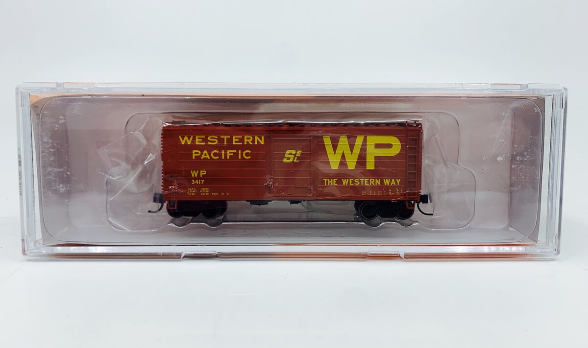 Fox Valley Models 90262 N Scale Western Pacific Milwaukee Short Rib Boxcar #3417