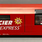 LGB 33667 G Rhaetian Railroad RhB Glacier Express Diner - Ready to Run