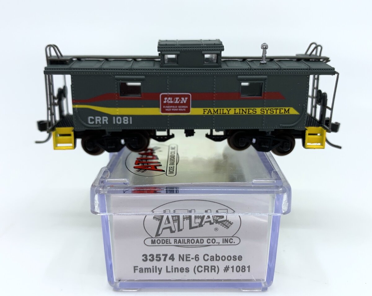 Atlas 33574 N Scale Family Lines NE-6 Caboose #1081