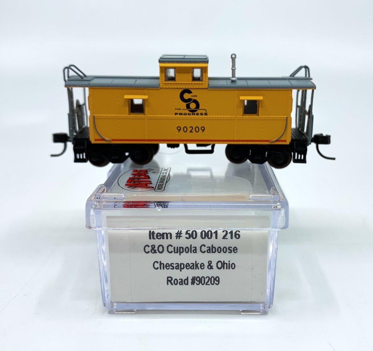 Atlas 50001216 N Chesapeake & Ohio Steel Cupola Caboose #90209