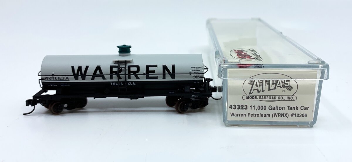 Atlas 43323 N Warren Petroleum (WRNX) 11,000 Gallon Tank Car #12306