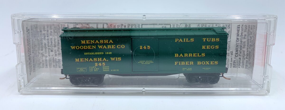 Micro-Trains 03900200 N MWW 40' Single Door Double Sheathed Boxcar #245