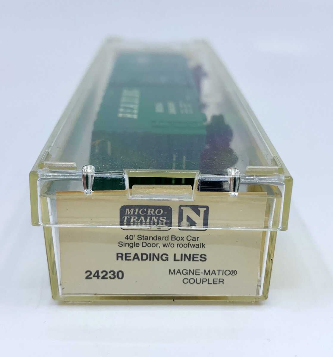 Micro-Trains 02400230 N Scale Reading 40' Standard Single Door Boxcar #106007