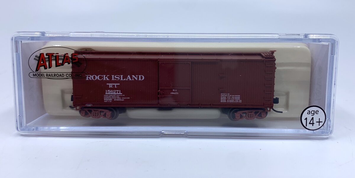 Atlas 45753 N Rock Island Double Sheathed Boxcar #156271