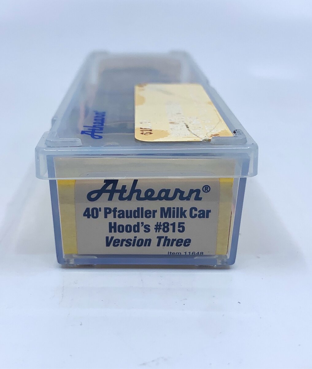 Athearn 11648 N Hood's 40' Pfaulder Milk Car #815 - version 3