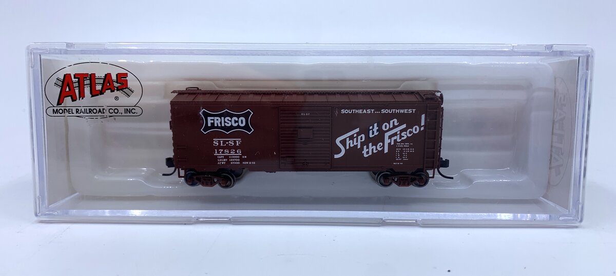 Atlas 50001626 N Scale Frisco 40' PS-1 Boxcar #17826
