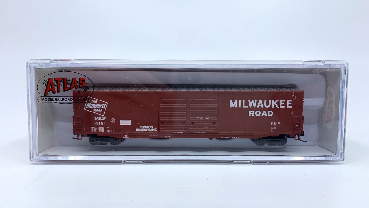 Atlas 50003171 N Milwaukee Raod ACF 60' Dbl. Door Auto Parts Box Car #4161