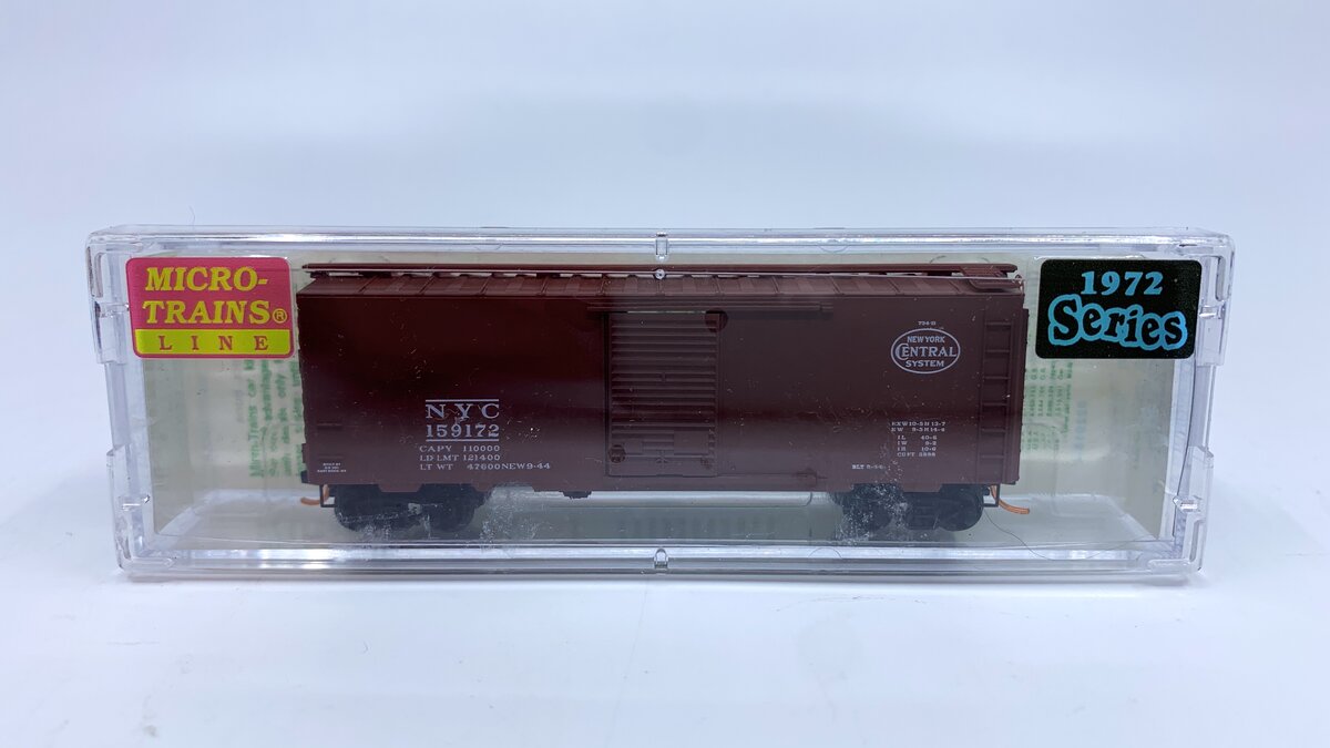 Micro-Trains 02000047 N New York Central 40' Standard Single Door Boxcar #159172