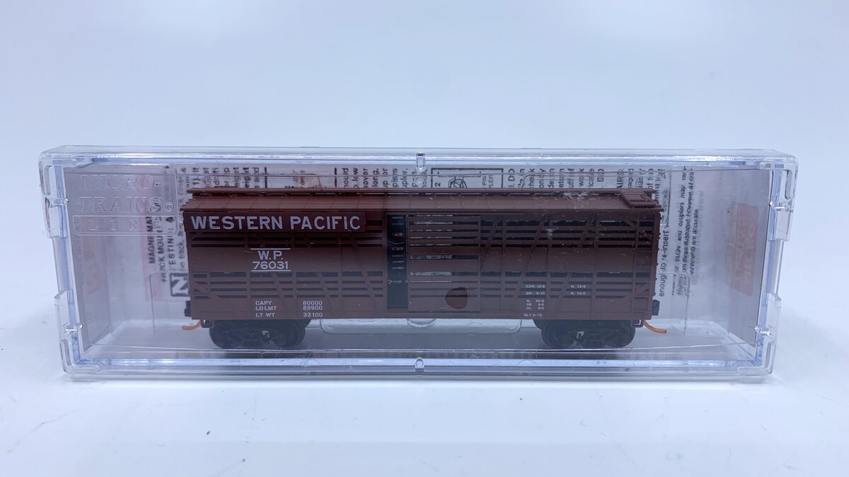 Micro-Trains 03500212 N Western Pacific 40' Despatch Stock Car #76031