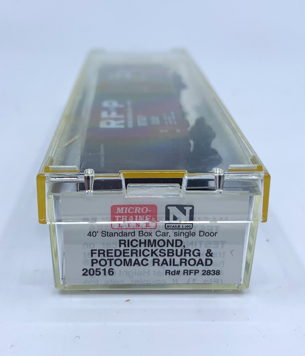 Micro-Trains 02000516 N Scale RFP 40' Standard Single Door Boxcar #2838