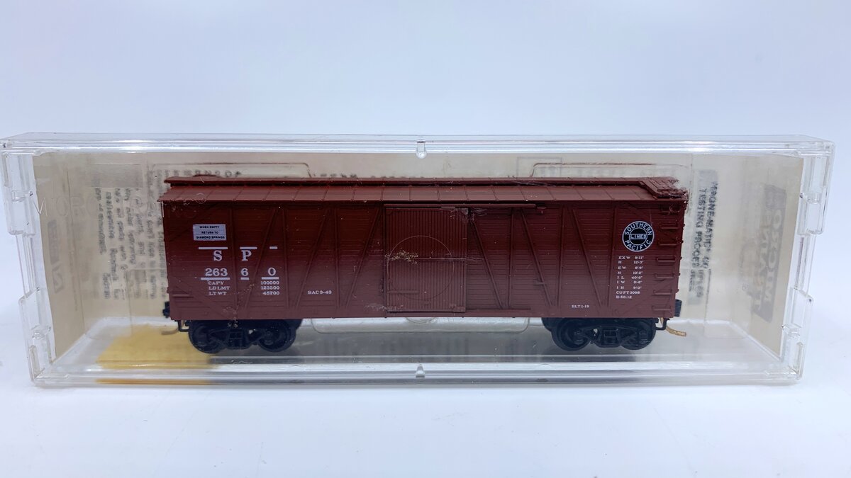 Micro-Trains 02800030 N SP 40' Braced Single Door Boxcar #26360