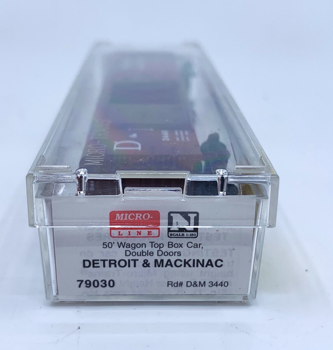Micro-Trains 07900030 N Scale D&M 50' Double Door Wagon Top Boxcar #3440
