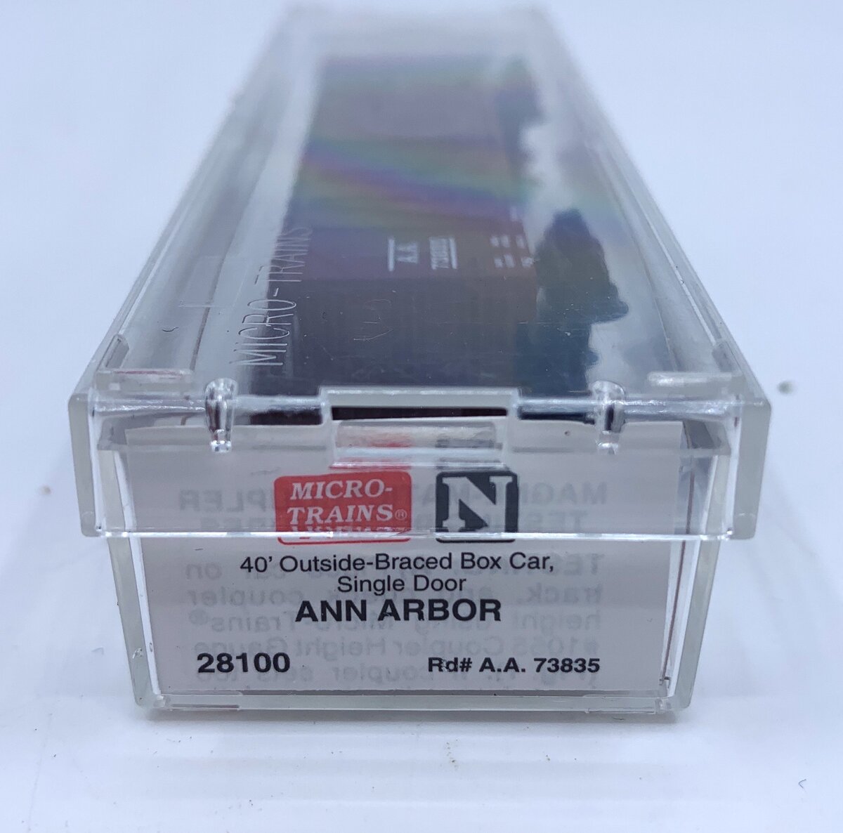 Micro-Trains 02800100 N Ann Arbor 40' Single Door Outside Braced Boxcar #73835