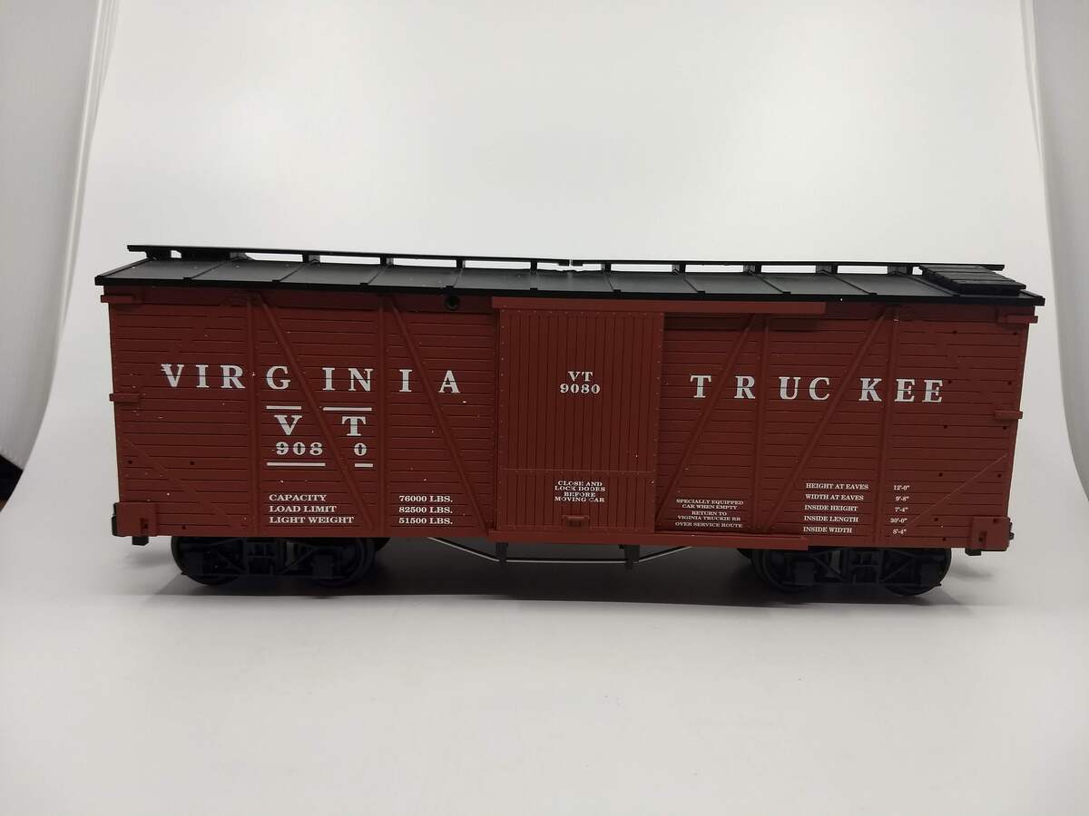 USA Trains R1443 G Virginia and Truckee Outside Braced Box Car