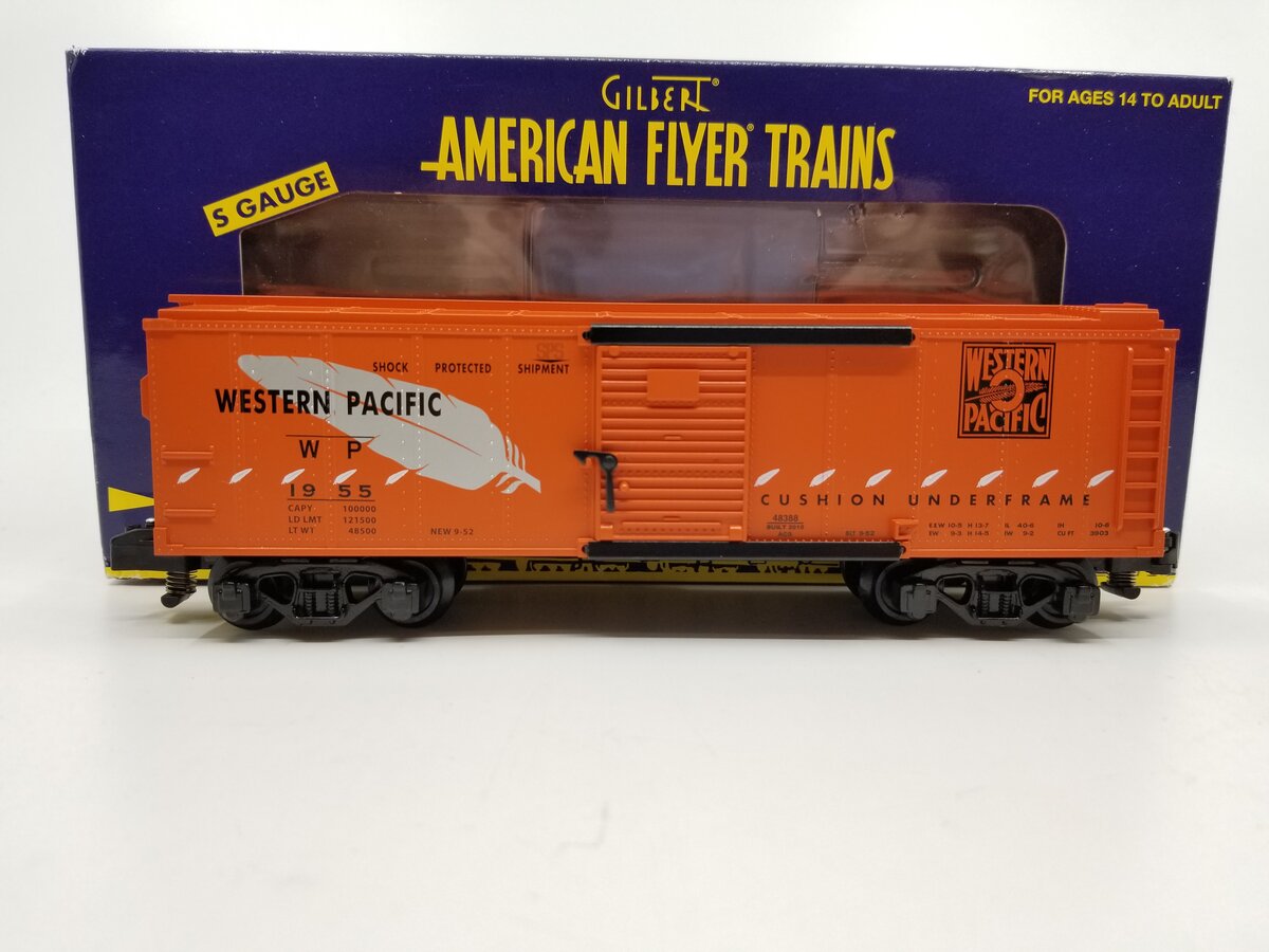 American Flyer 6-48388 S Scale Western Pacific Boxcar