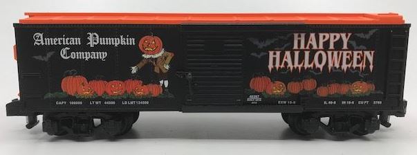 American Flyer 6-48397 S Gauge American Pumpkin Company Halloween Boxcar