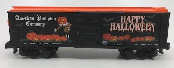 American Flyer 6-48397 S Gauge American Pumpkin Company Halloween Boxcar