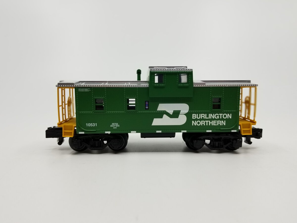 American Flyer 6-48752 S Scale Burlington Northern Extended Vision Caboose