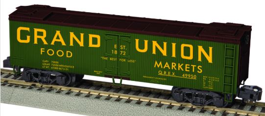 American Flyer 6-49950 S Grand Union Food Market Wood-Sided Reefer #49953