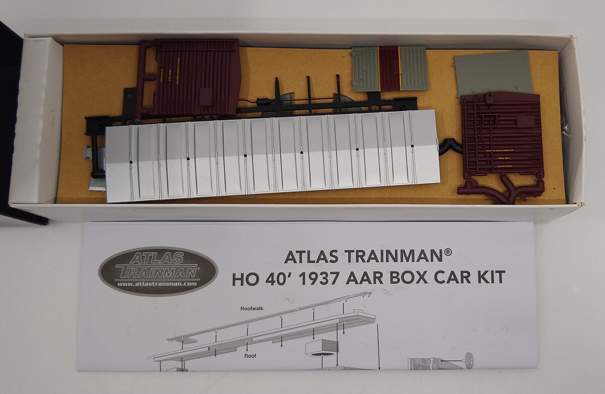 Atlas 20002533 HO Erie Lackawanna 1937 AAR 40' Boxcar Kit #136