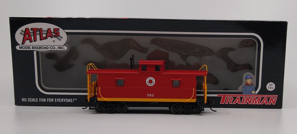 Atlas 20003024 HO Lehigh & New England Style Steel Center-Cupola Caboose #582