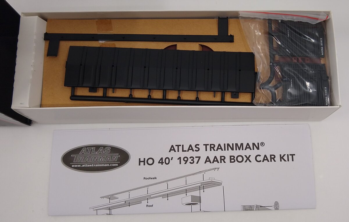 Atlas 20003231 HO Erie 1937 40' Boxcar Kit #79008