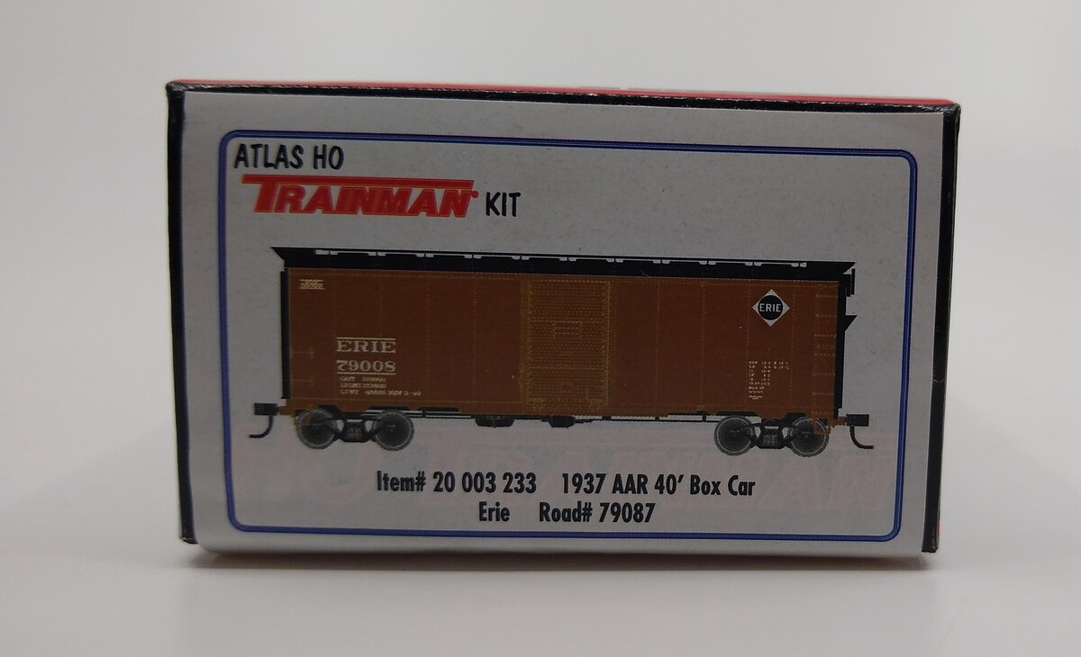 Atlas 20003233 HO Erie 1937 40' Boxcar Kit #79087