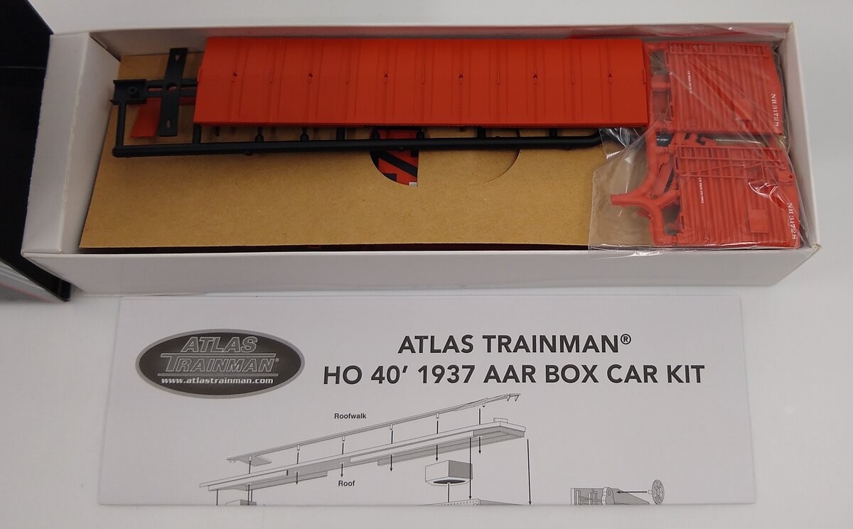 Atlas 20003236 HO New Haven 1937 AAR 40' Box Car Kit #31728