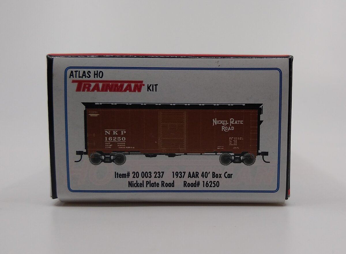 Atlas 20003237 HO Nickel Plate 1937 40' Boxcar #16250