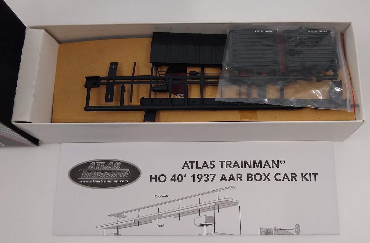 Atlas 20003238 HO Nickel Plate 1937 40' Boxcar #16361