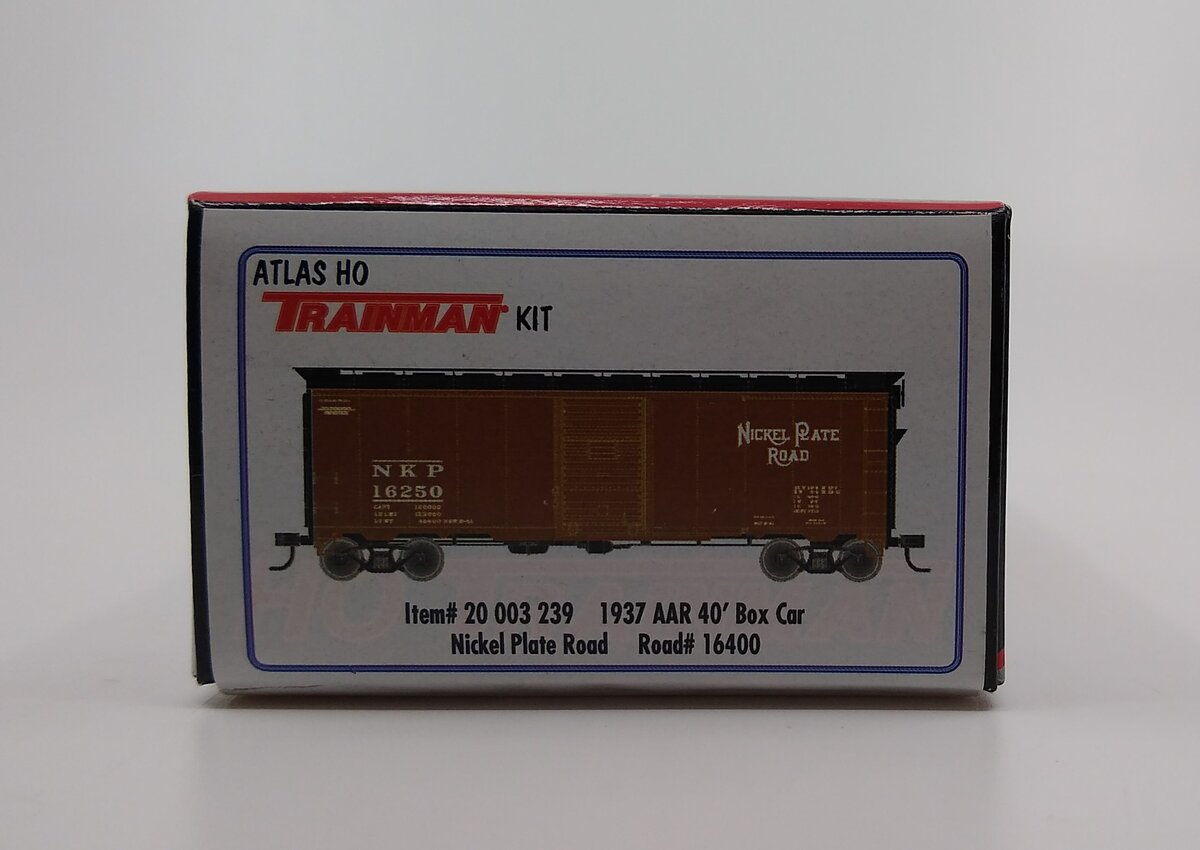 Atlas 20003239 HO Nickel Plate 1937 40' Boxcar #16400