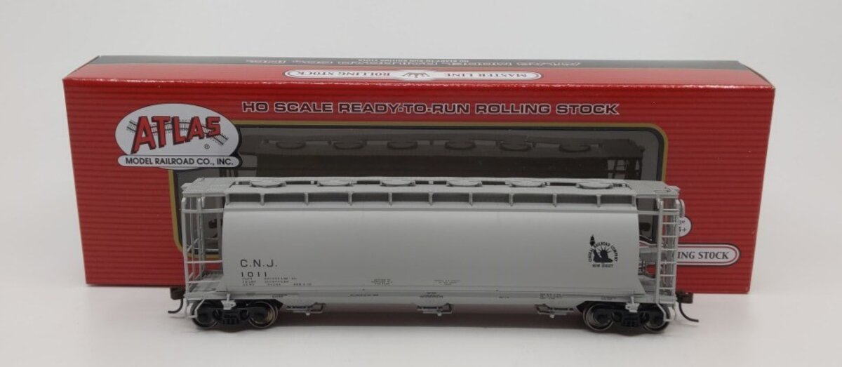 Atlas 20004366 HO Jersey Central ACF 3-Bay Cylindrical Hopper #1011