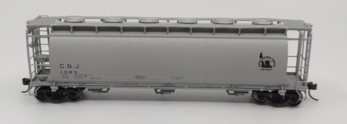 Atlas 20004368 HO Jersey Central 3-Bay Cylindrical Hopper #1083