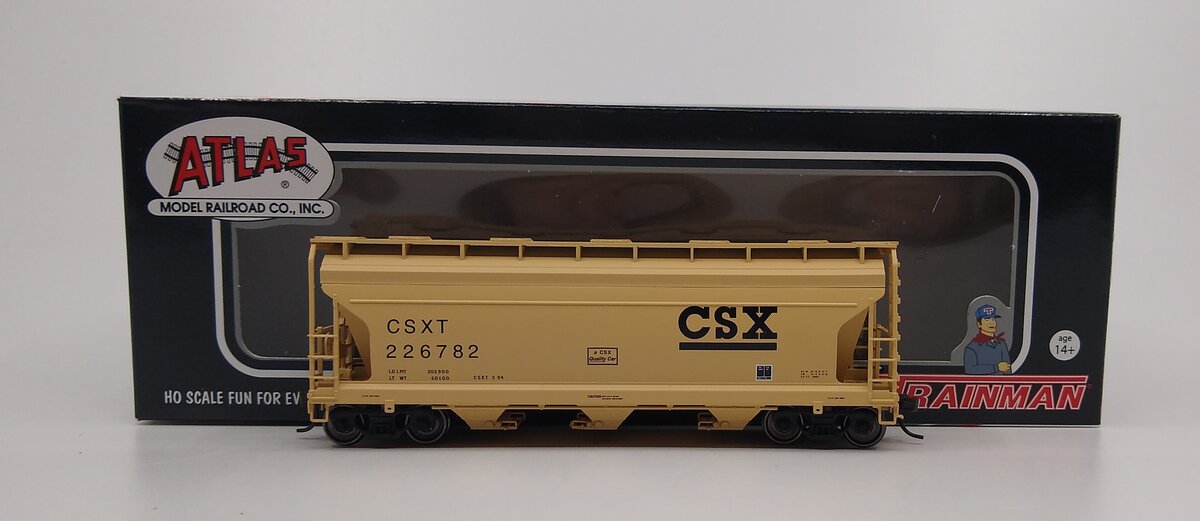Atlas 20004459 HO CSX Trainman® ACF® 3560 Covered Hopper #226782