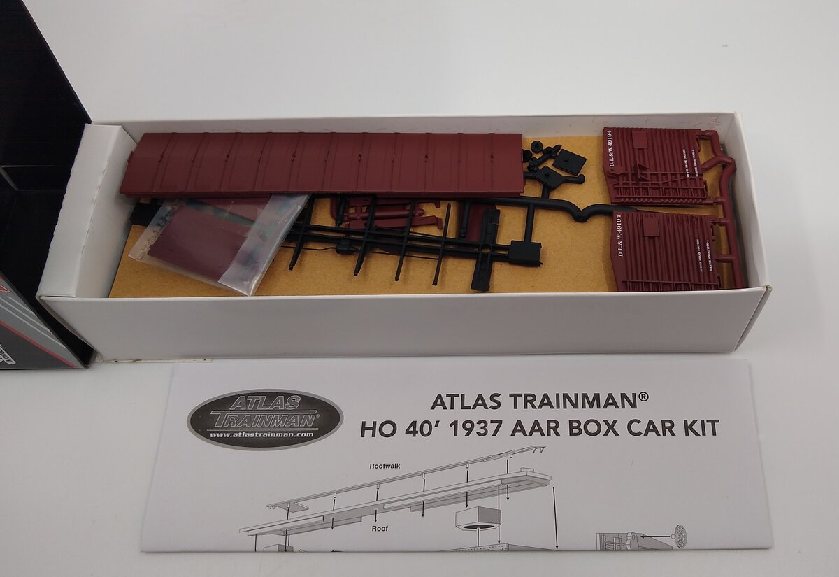 Atlas 21000032 Lackawanna DL&W 1937 AAR 40' Boxcar Kit #49194