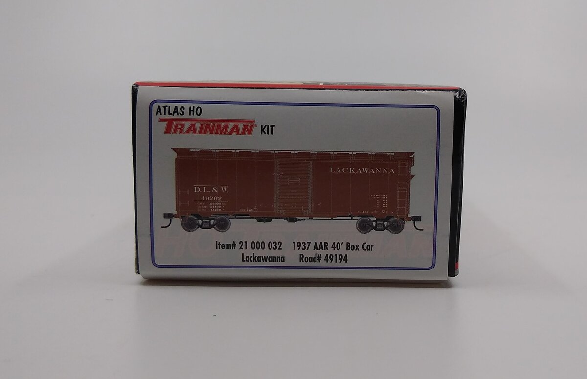 Atlas 21000032 Lackawanna DL&W 1937 AAR 40' Boxcar Kit #49194