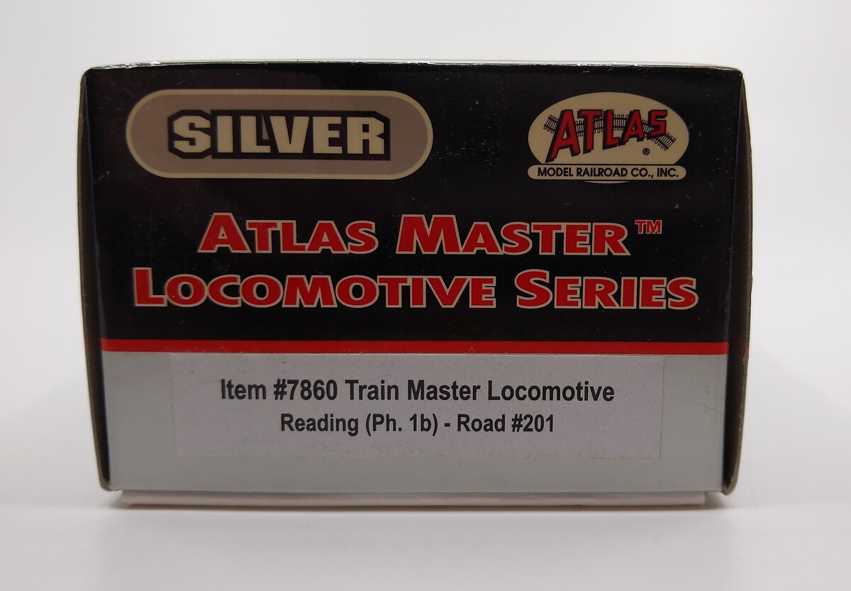 Atlas 7860 HO Scale Reading FM TrainMaster Diesel Locomotive #201