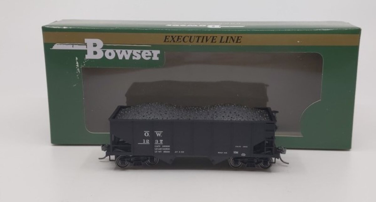 Bowser 40924 HO New York Ontario & Western GLa Type 2-Bay Hopper Car #1237