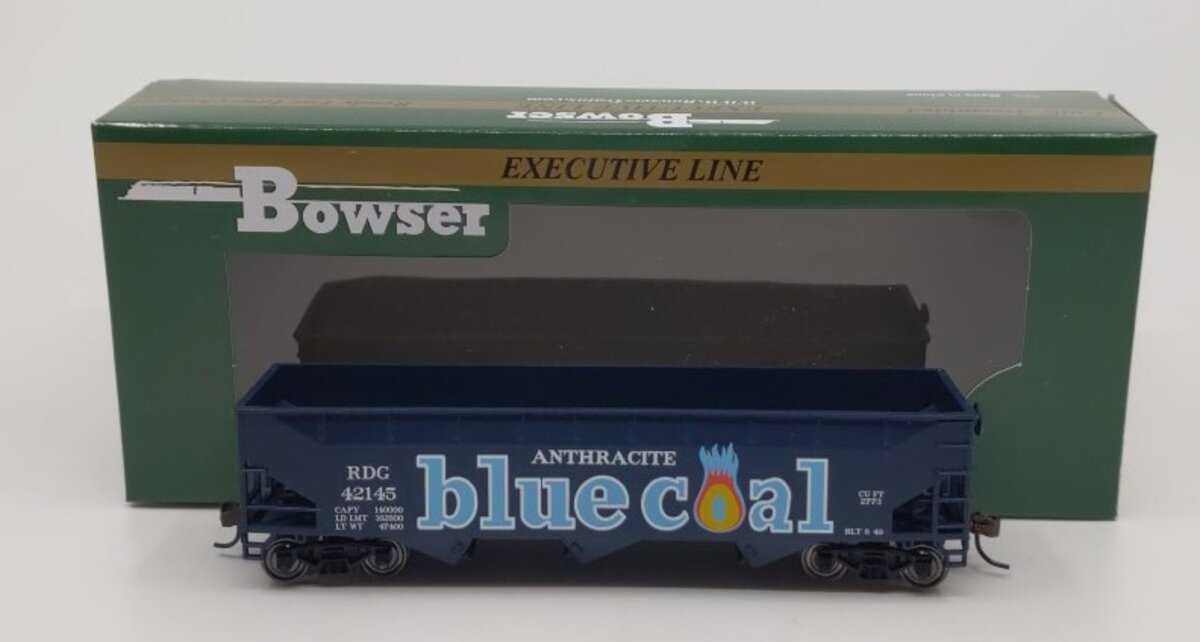 Bowser 41152 HO Reading 70-Ton 3-Bay Offset Hopper Executive Line #42145