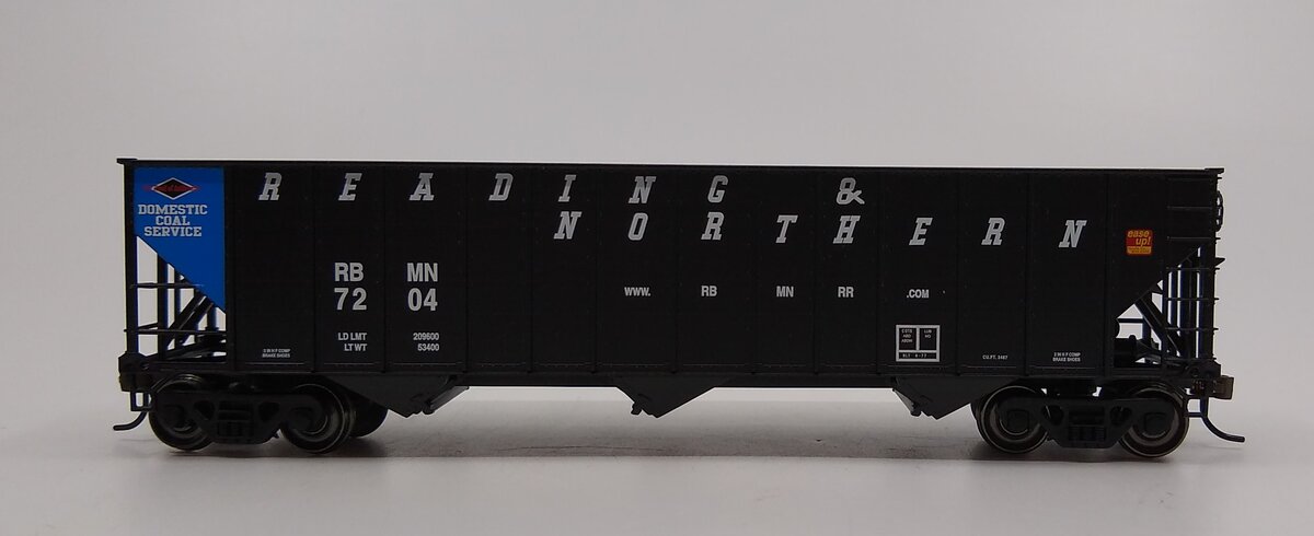 Bowser 41189 HO Reading, Blue Mountain & Northern 100-Ton 3-Bay Hopper #7204