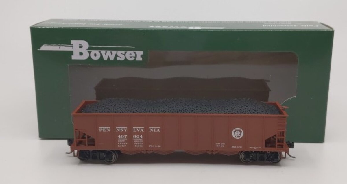 Bowser 41203 HO Pennsylvania H21 4-Bay Hopper with Clamshell Doors #407004