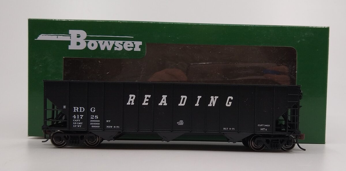 Bowser 41746 HO Reading 'Speed Lettering' 100 Ton Hopper Car Ready-To-Run #41728