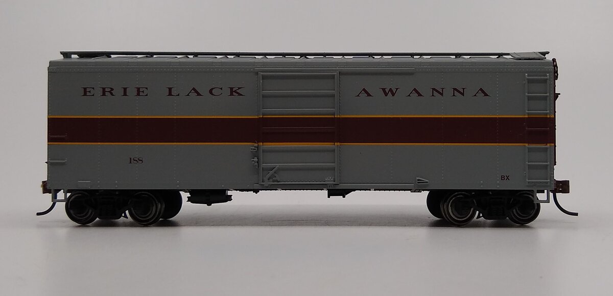 Bowser 41777 HO Erie Lackawanna 40' Steel Side Box Car Ready To Run #188