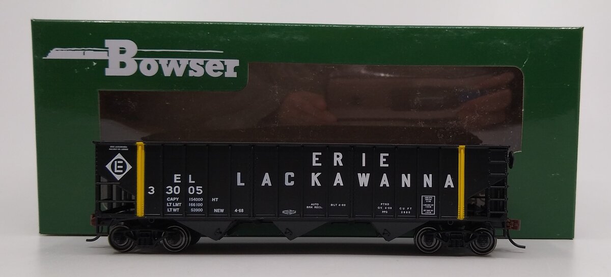 Bowser 41832 HO Erie Lackawanna 70 Ton 14 Panel Hopper Car Kits #33005