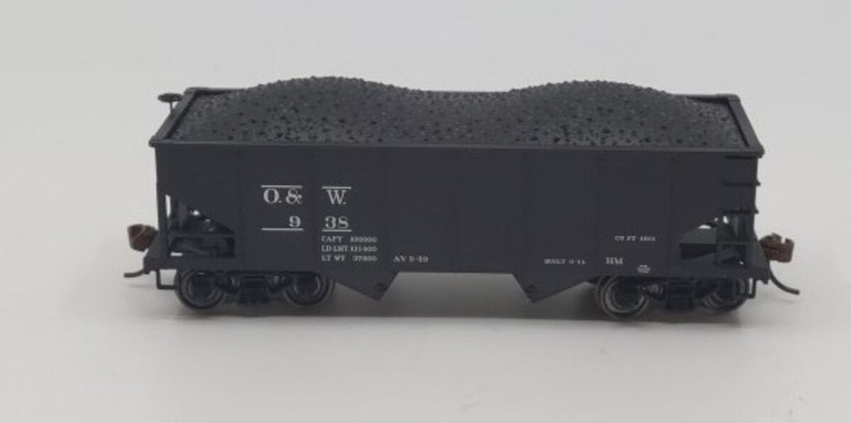 Bowser 41888 HO Ontario and Western GLa 2-Bay Hopper Car Ready To Run #938