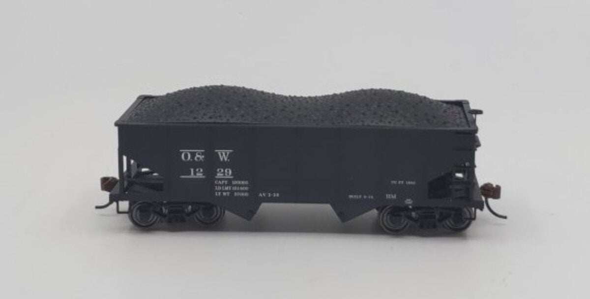 Bowser 41889 HO Ontario and Western GLa 2-Bay Hopper Car Ready To Run #1229