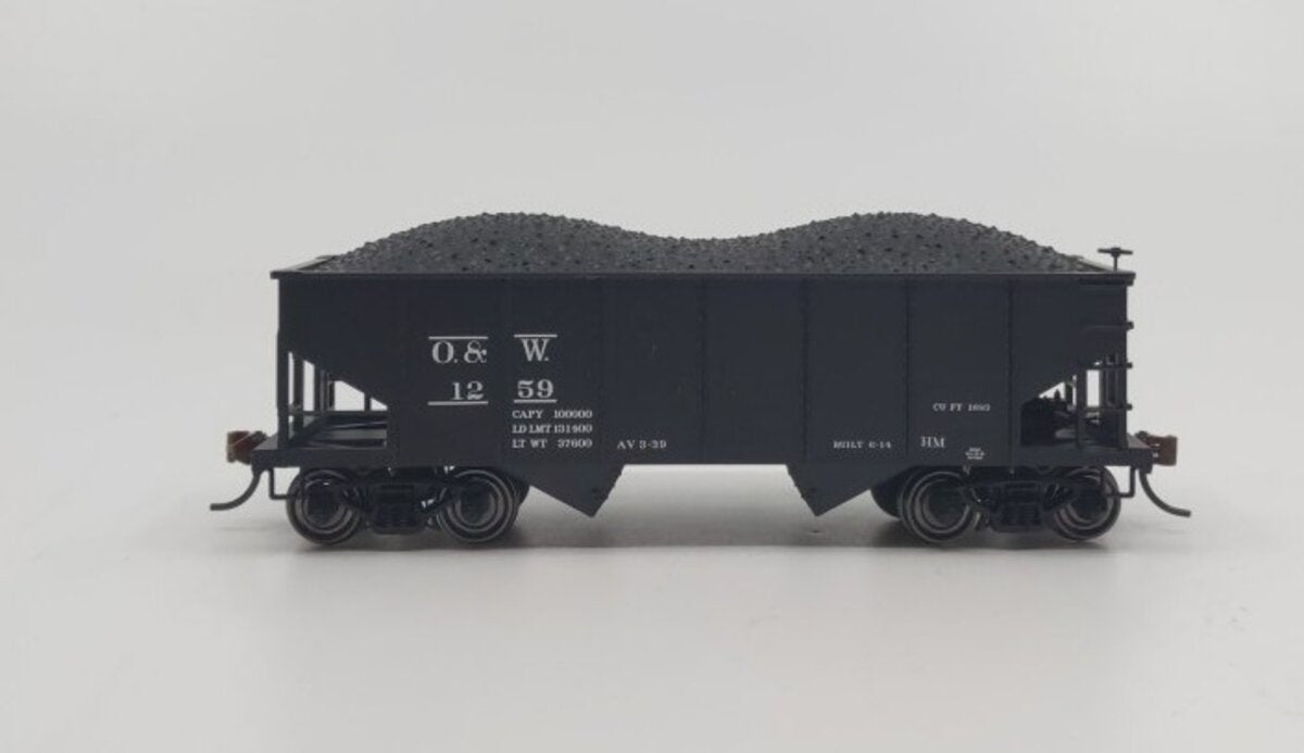 Bowser 41892 HO Ontario & Western GLa 2 Bay Hopper Car #1259