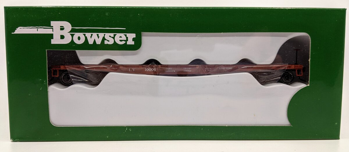 Bowser 41915 HO Lehigh Valley 50' Flatcar #10006