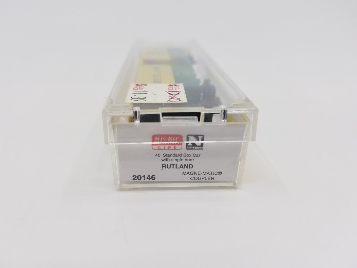 Micro-Trains 02000146 N Scale Rutland 40' Standard Single Door Boxcar #103