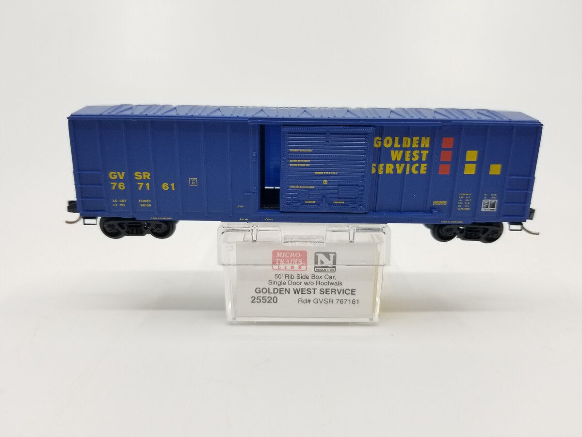 Micro-Trains 02500520 N GVSR 50' Single Door Ribside Boxcar w/o Roofwalk #767161